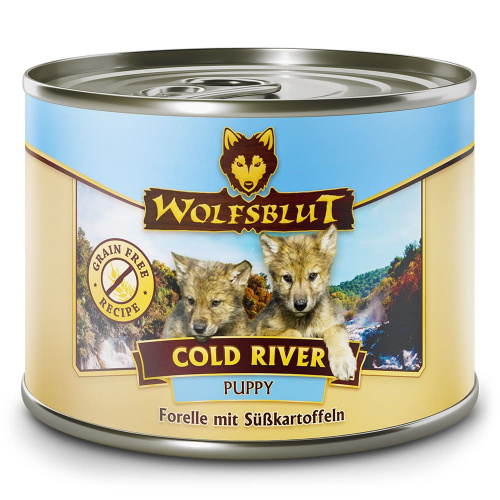 Cold River Puppy - Forelle mit Süßkartoffeln 200 g